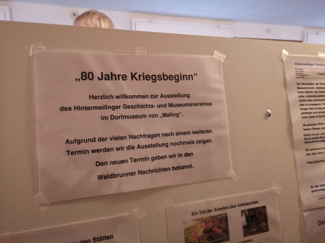 17.11.2019 - 80 Jahre nach Kriegsbeginn